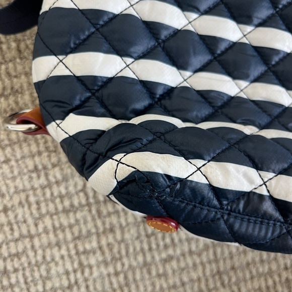 MZ Wallace Striped Small Sutton Deluxe Top Handle Bag - Picture 11 of 13